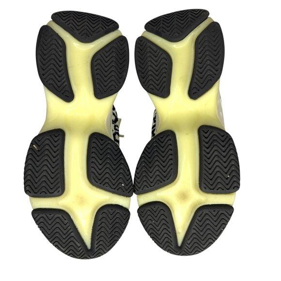 Womens Steve Madden Maxima Leopard Shoes Sneakers Womens Size 8 Black White - Picture 5 of 5